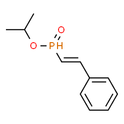 Styrylphosphinic acid isopropyl ester结构式