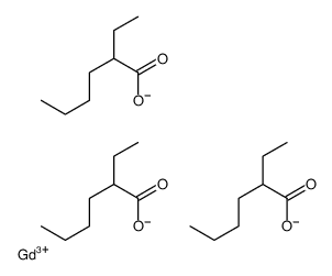 gadolinium 2-ethylhexanoate Structure