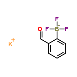 Potassium trifluoro(2-formylphenyl)borate(1-) Structure