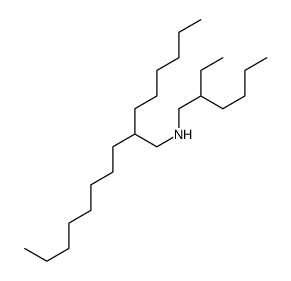 N-(2-ethylhexyl)-2-hexyldecan-1-amine Structure