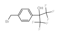 2-[4-(Bromomethyl)phenyl]-1,1,1,3,3,3-hexafluoropropan-2-ol Structure