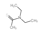 N,N-diethylethanethioamide结构式