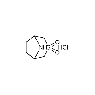 3λ6-硫杂-8-氮杂双环[3.2.1]辛烷3,3-二氧代;盐酸盐结构式