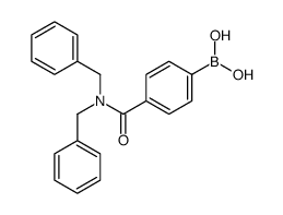 [4-(dibenzylcarbamoyl)phenyl]boronic acid Structure