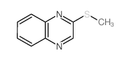 Quinoxaline,2-(methylthio)- Structure