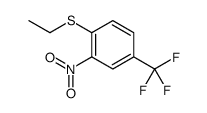 1-ethylsulfanyl-2-nitro-4-(trifluoromethyl)benzene Structure