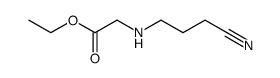 Glycine, N-(3-cyanopropyl)-, ethyl ester (9CI) structure