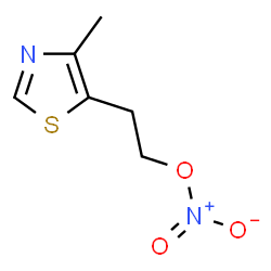 4-METHYL-5-(2-NITROOXY-ETHYL)-THIAZOLE结构式