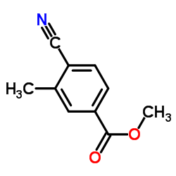 4-氰基-3-甲基苯甲酸甲酯结构式