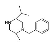 (2R,5S)-1-Benzyl-5-isopropyl-2-methylpiperazine Structure