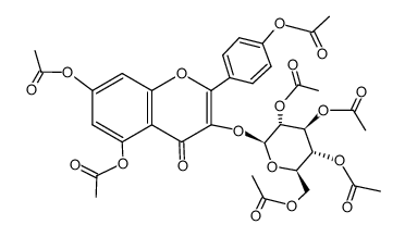 astragalin heptaacetate结构式