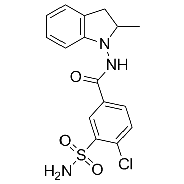 吲达帕胺结构式