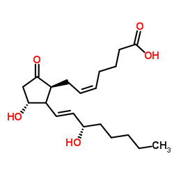 8-异前列腺素E2结构式