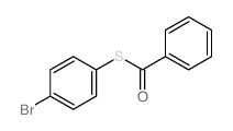 Benzenecarbothioicacid, S-(4-bromophenyl) ester picture