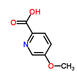 5-甲氧基吡啶-2-羧酸结构式