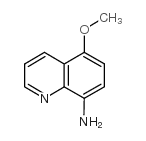 5-甲氧基-8-氨基喹啉结构式