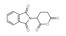 2-(2,6-dioxotetrahydro-2H-pyran-3-yl)isoindoline-1,3-dione structure