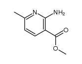 2-氨基-6-甲基烟酸甲酯结构式