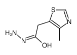 2-(4-methyl-1,3-thiazol-5-yl)acetohydrazide Structure
