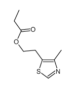 4-甲基-5-噻唑乙醇丙酸酯结构式