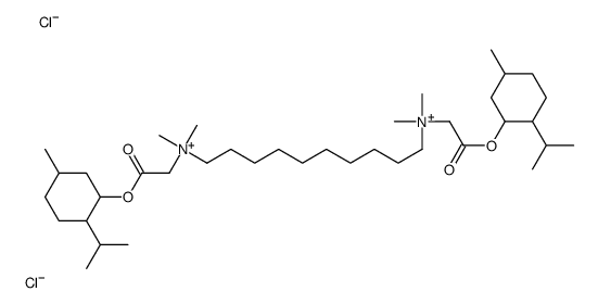 1,10-Bis-(menthyloxycarbonylmethyl-dimethyl-ammonium)-decandichloride racemate, DECAMETHOXINE, BP2000 Structure