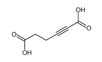 hex-2-ynedioic acid结构式
