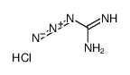 Carbamimidic azide, monohydrochloride structure