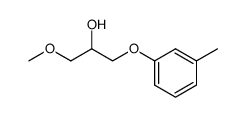 1-methoxy-3-(m-tolyloxy)propan-2-ol结构式