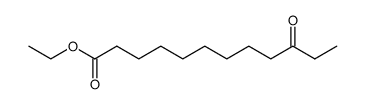 10-oxo-dodecanoic acid ethyl ester结构式