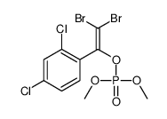 [2,2-dibromo-1-(2,4-dichlorophenyl)ethenyl] dimethyl phosphate Structure