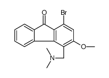 1-bromo-4-[(dimethylamino)methyl]-3-methoxyfluoren-9-one Structure