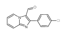 2-(4-氯苯基)咪唑并[1,2-a]吡啶-3-甲醛结构式