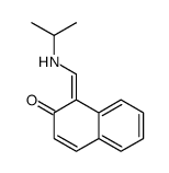 1-[(propan-2-ylamino)methylidene]naphthalen-2-one Structure