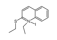 1-ethyl-2-(ethylthio)-Quinolinium, iodide Structure