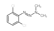 N-(2,6-dichlorophenyl)diazenyl-N-methyl-methanamine结构式