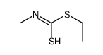 ethyl N-methylcarbamodithioate Structure