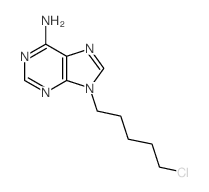 9H-Purin-6-amine,9-(5-chloropentyl)- structure