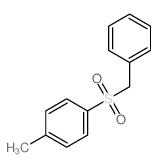 1-benzylsulfonyl-4-methyl-benzene结构式