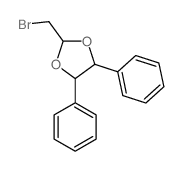1,3-Dioxolane,2-(bromomethyl)-4,5-diphenyl- Structure