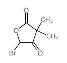 5-bromo-3,3-dimethyl-oxolane-2,4-dione结构式