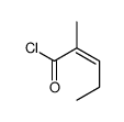 2-methylpent-2-enoyl chloride Structure
