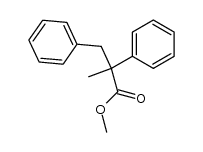 methyl 2,3-diphenyl-2-methylpropionate Structure