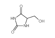 5-(hydroxymethyl)imidazolidine-2,4-dione Structure