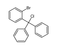 1-bromo-2-[chloro(diphenyl)methyl]benzene结构式