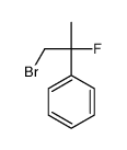 1-Bromo-2-fluoro-2-phenylpropane结构式