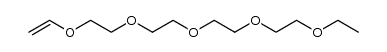 (2-{2-[2-(2-ethoxy-ethoxy)-ethoxy]-ethoxy}-ethoxy)-ethene结构式