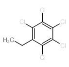Benzene,1,2,3,4,5-pentachloro-6-ethyl- Structure