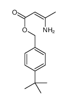(4-tert-butylphenyl)methyl 3-aminobut-2-enoate Structure