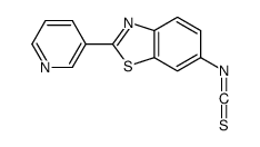 6-isothiocyanato-2-pyridin-3-yl-1,3-benzothiazole结构式