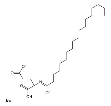 barium N-(1-oxooctadecyl)-L-glutamate (1:1) Structure